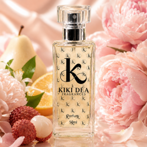 Rosé Soufflé perfume by Kiki Déa – fresh creamy rose floral fragrance with litchi and pear